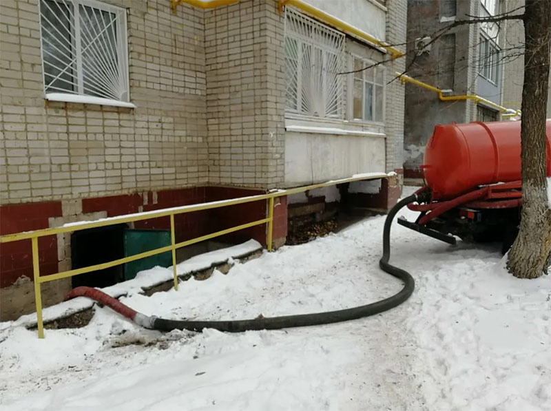 Откачка воды из подвала  Кашира